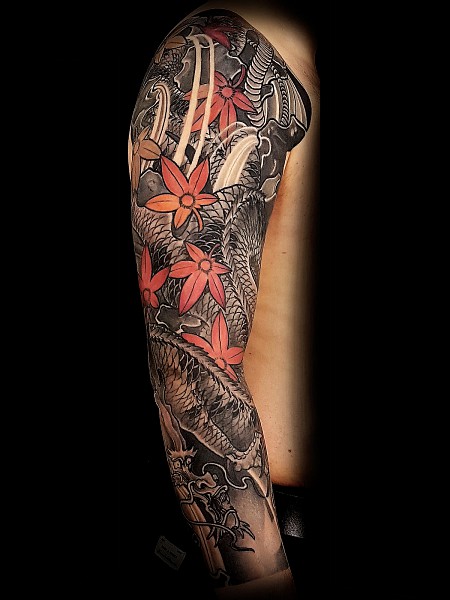 TATTOO · TATTOO ARM · Moe · Japanisches Tattoo