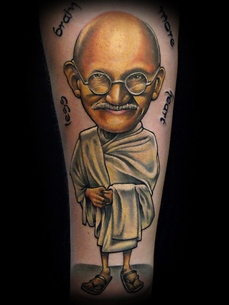 TATTOO · TATTOO ARM · Kris · Gandhi