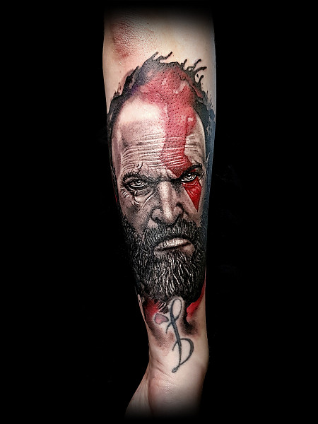 TATTOO · TATTOO ARM · Mann · Realismus · Kris · Kratos
