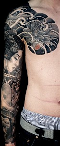 TATTOO · TATTOO ARM · Mann · Japanese · Moe · Japanisches Tattoo